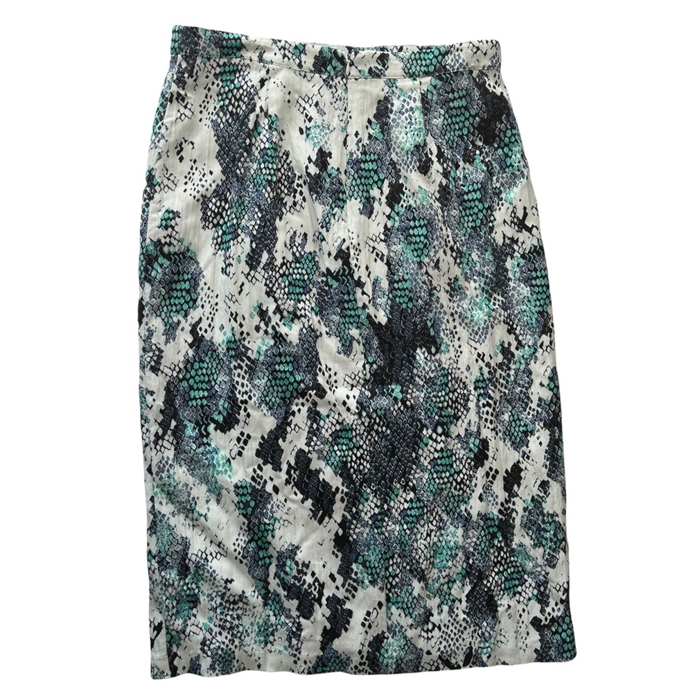 Anthropologie Hutch Blue Serpentine Skirt | 12 - Picture 3 of 6